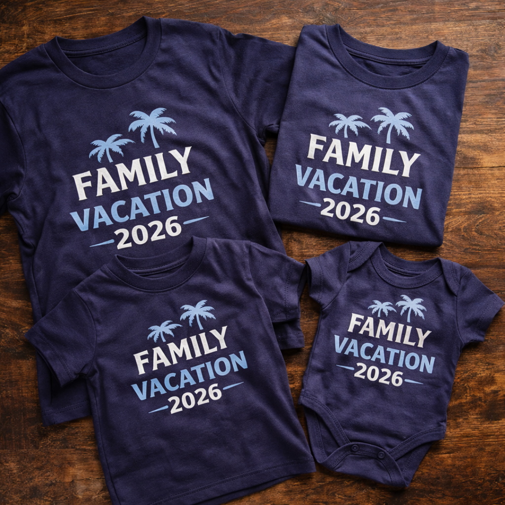 Creating Matching Family Outfits with Custom Transfers