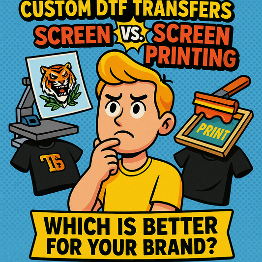 Custom DTF Transfers vs. Screen Printing: Which Is Better for Your Brand?