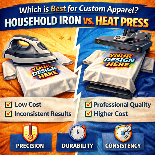 Heat Press vs. Iron: Which is Better for Transfers?