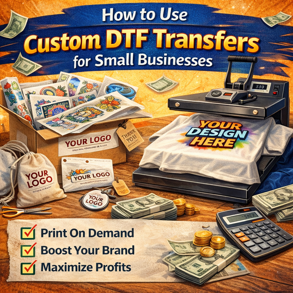 How to Use Custom DTF Transfers for Small Businesses