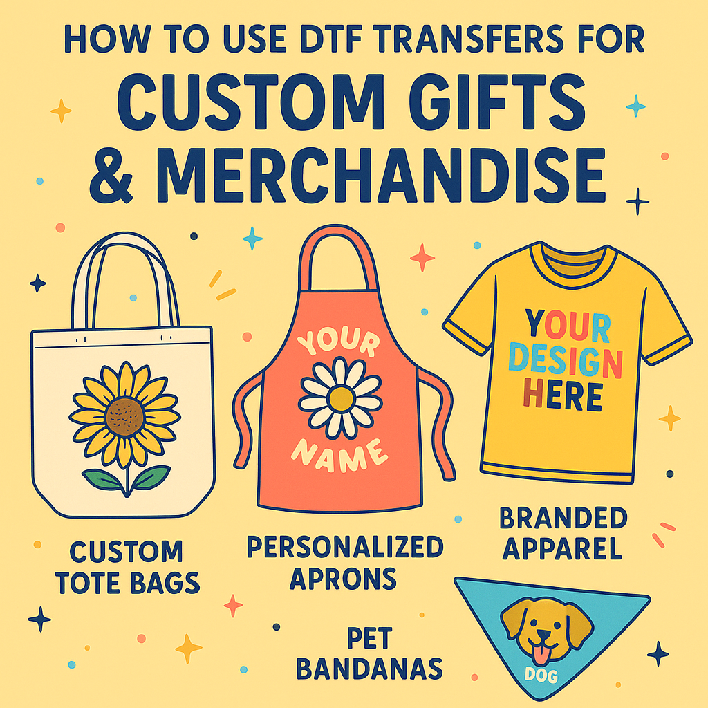 How to Use DTF Transfers for Custom Gifts and Merchandise