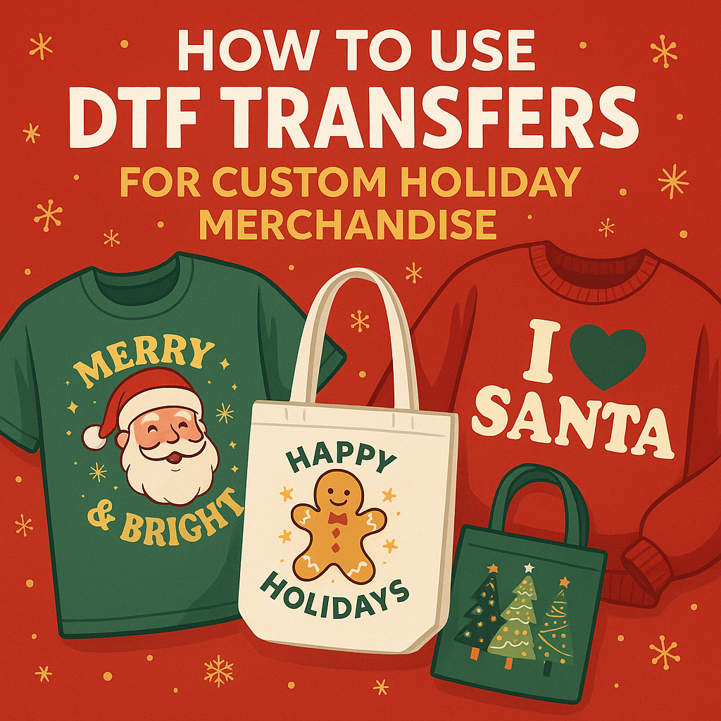 How to Use DTF Transfers for Custom Holiday Merchandise
