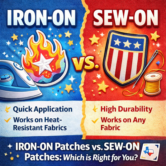 Iron-On vs. Sew-On Patches: Which Is Right for You?