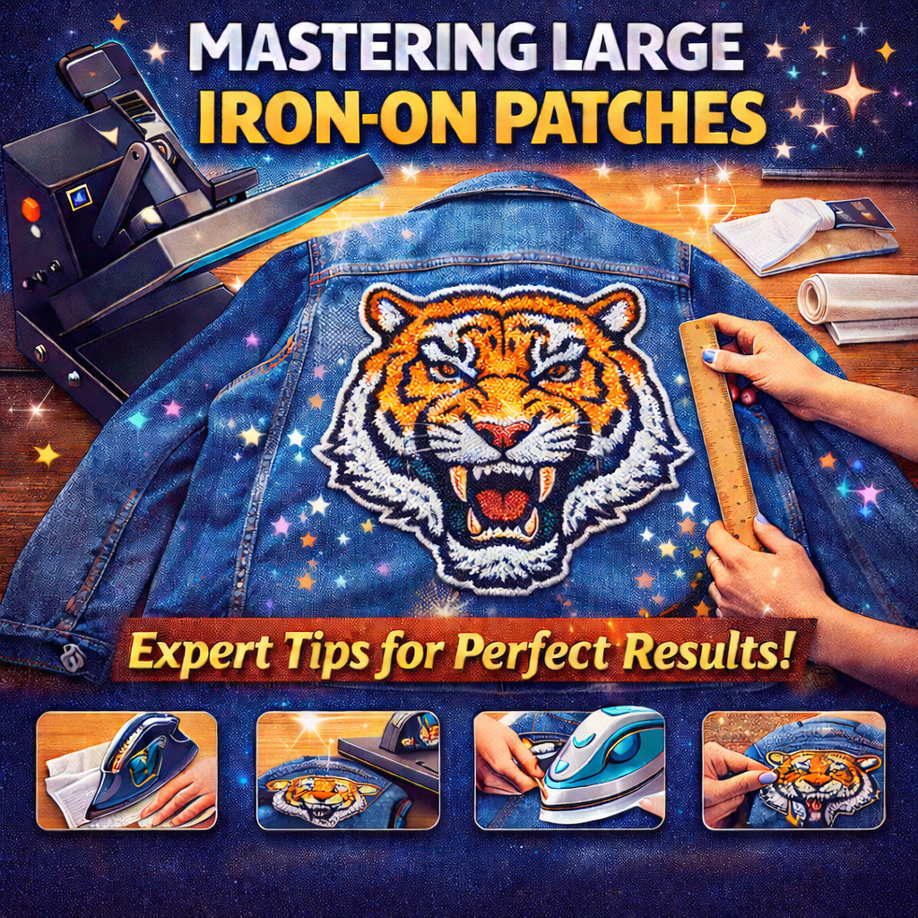 Large Iron-On Patches: Tips for Perfect Application Every Time - Texas ...