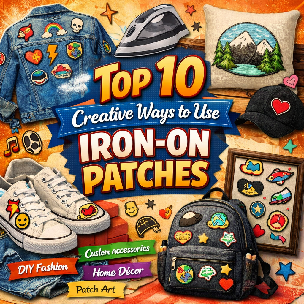 Top 10 Creative Ways to Use Iron-On Patches - Texas Transfers and Designs