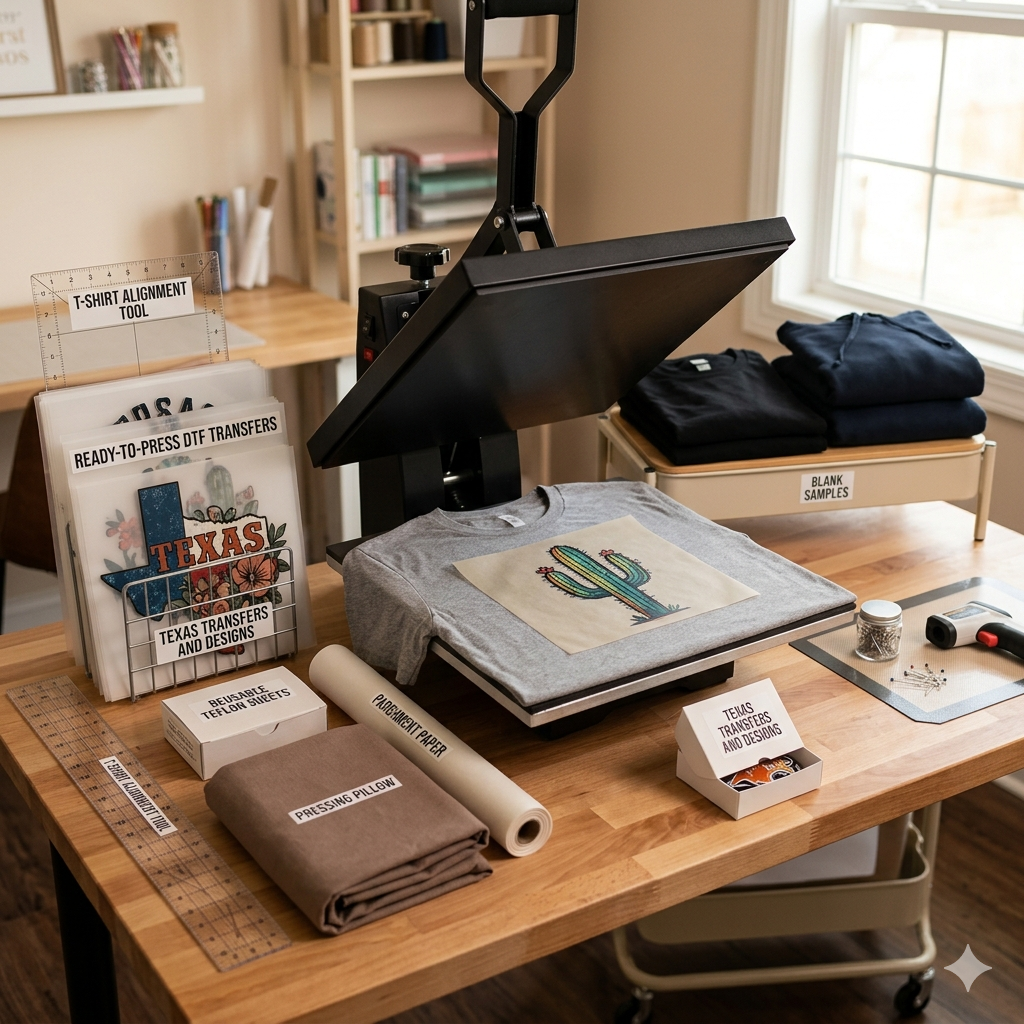 What Supplies Do You Need to Start Heat Pressing at Home? A Beginner's Shopping List