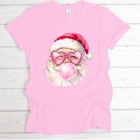 Bubblegum Santa DTF