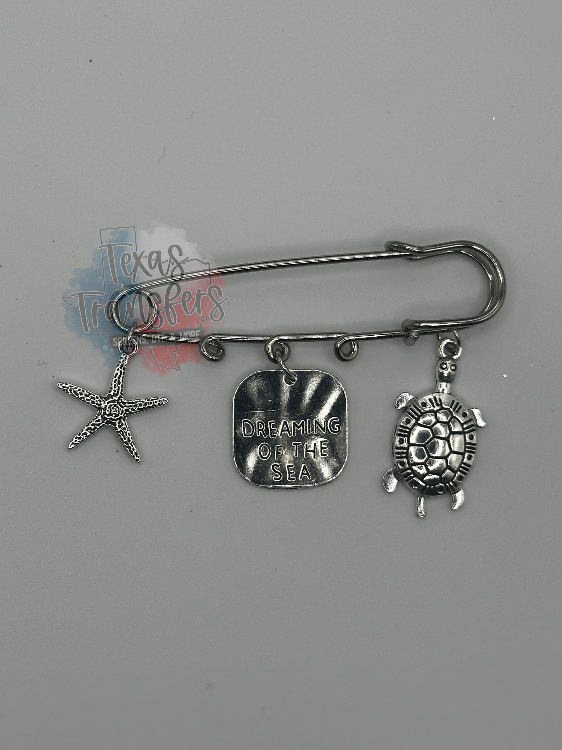 Hat Pins with Charms - Texas Transfers and Designs