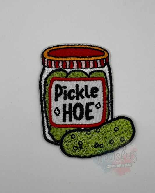 Pickle Hoe Iron-On Patch - Texas Transfers and Designs