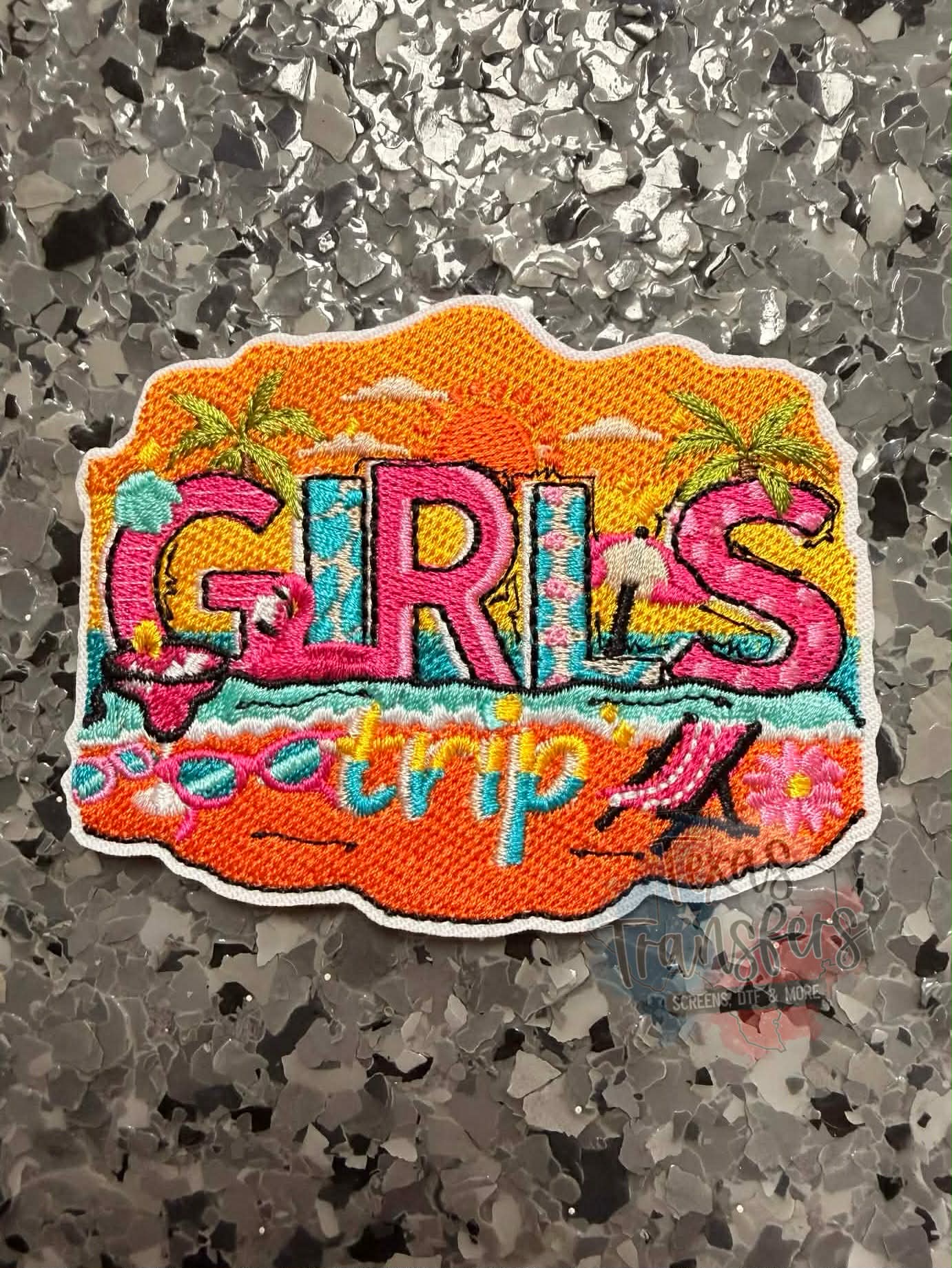 Girls Trip Iron-On Patch - Texas Transfers and Designs