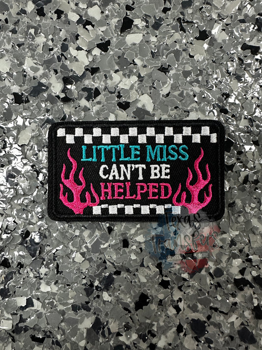 Little Miss Can’t be Helped Iron-On PATCH