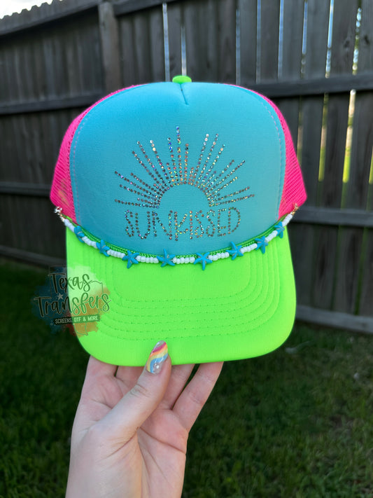 Sunkissed Spangle *Completed Hat* - Texas Transfers and Designs