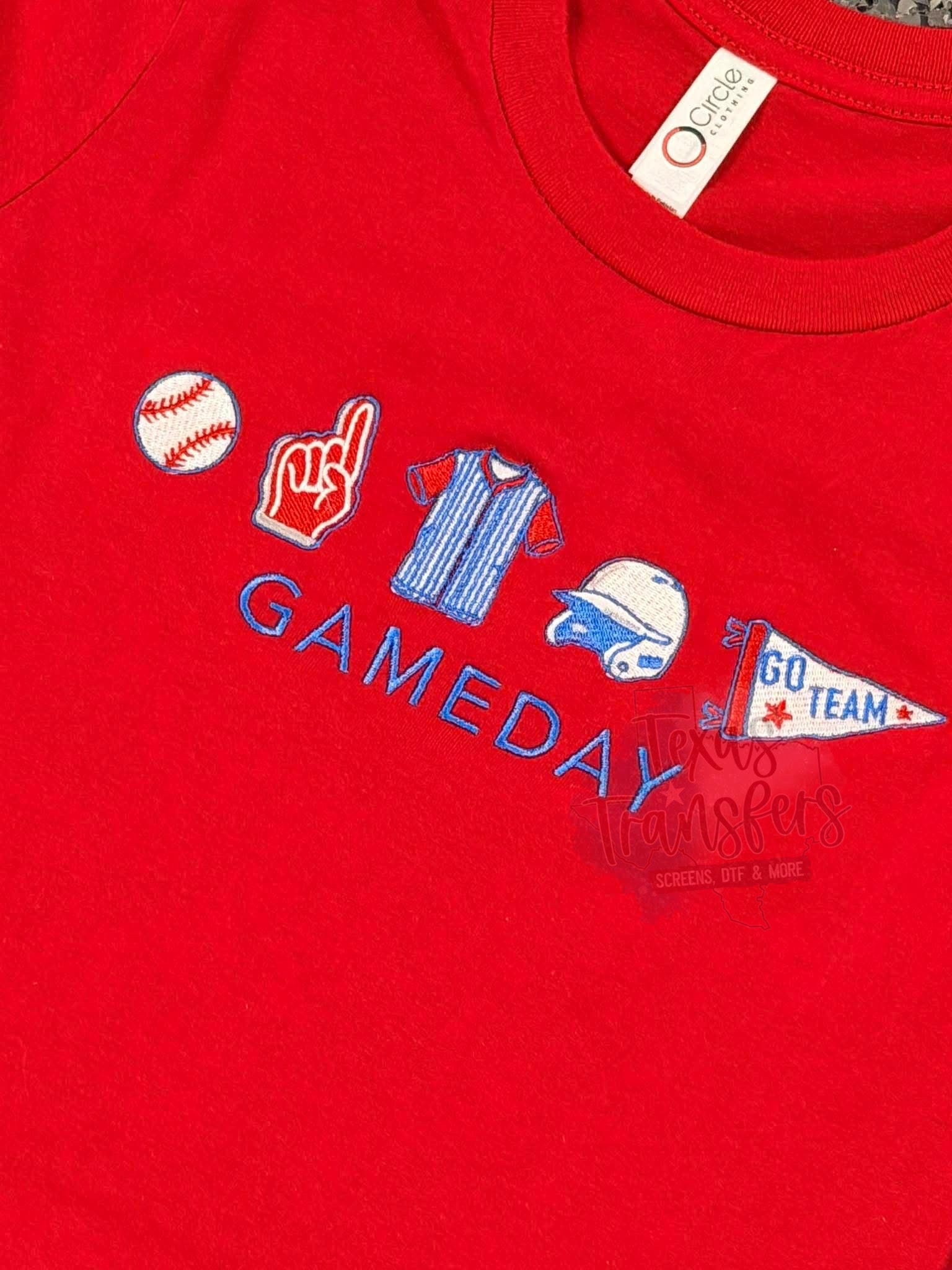 Game Day Embroidered Shirt - Texas Transfers and Designs