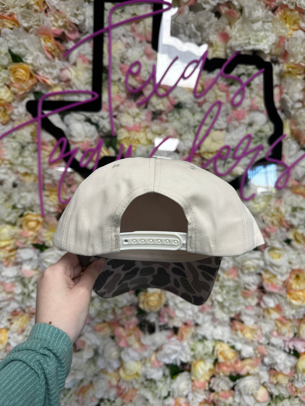 Muted Duck Camo Brim Canvas Blank Hat
