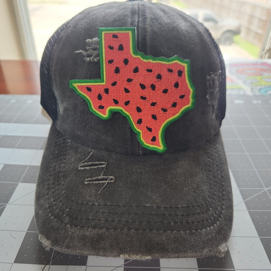 Watermelon Texas Iron-On PATCH - Texas Transfers and Designs