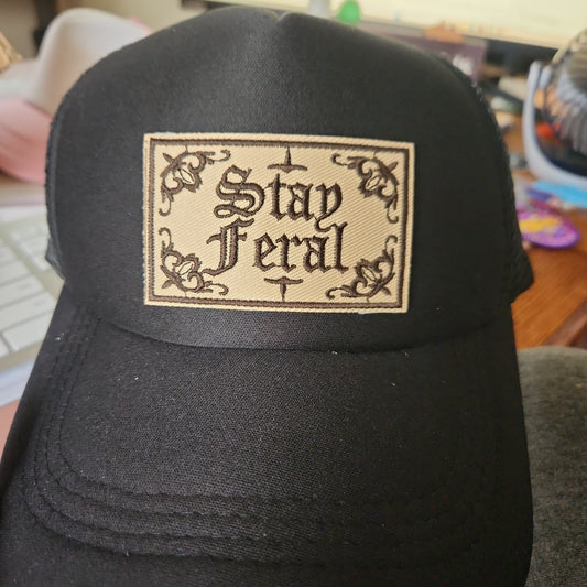 Stay Feral Iron-On PATCH *DISCONTINUED* - Texas Transfers and Designs