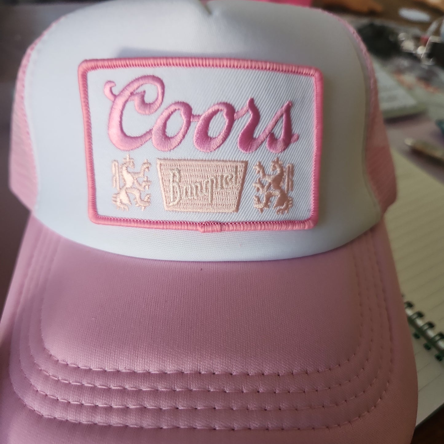 Pink Coors Girly Iron-On PATCH