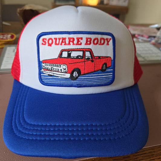 Square Body Truck Iron-On PATCH - Texas Transfers and Designs