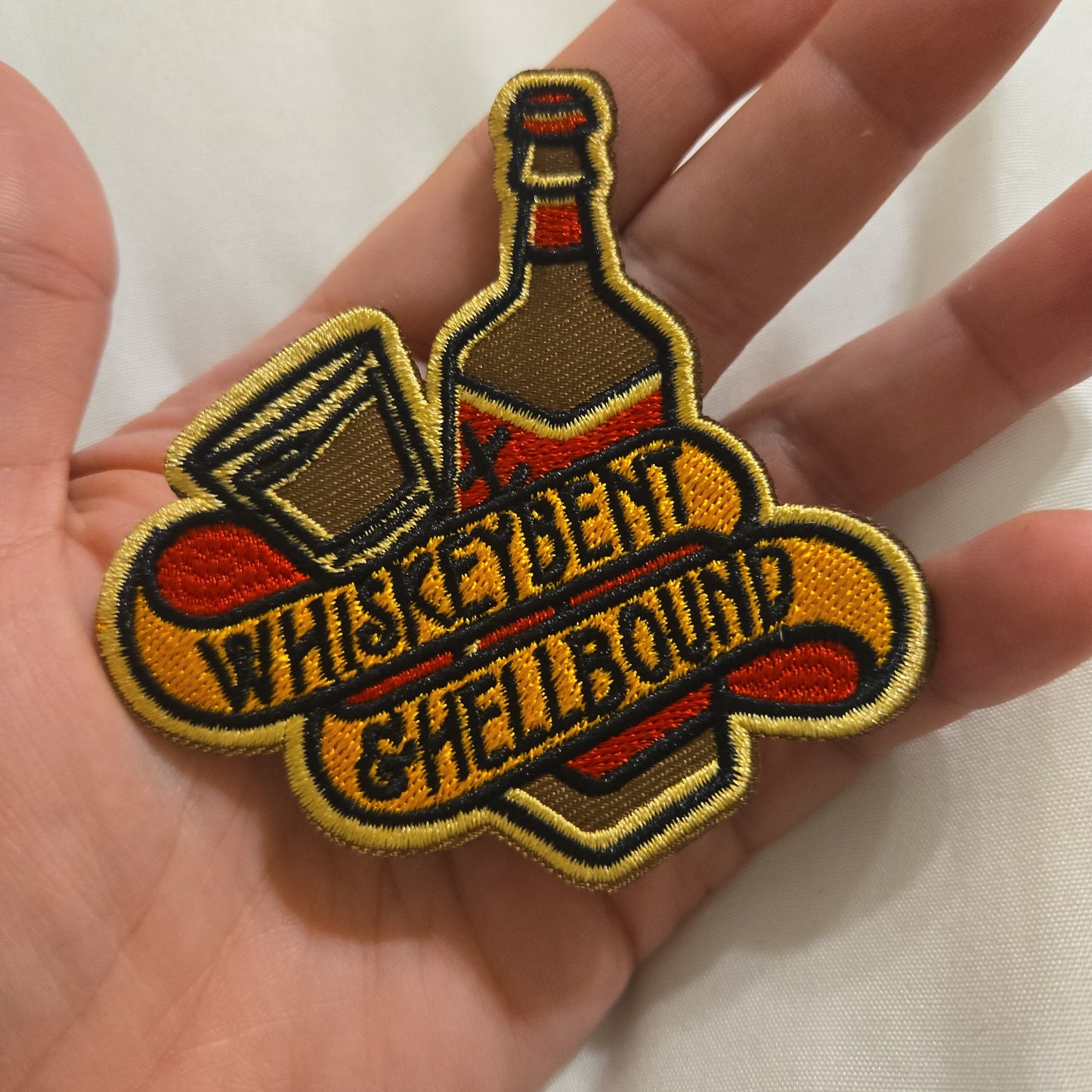 Whiskey Bent Iron-On PATCH