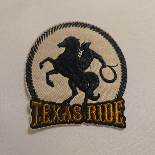 Texas Ride Iron-On PATCH - Texas Transfers and Designs