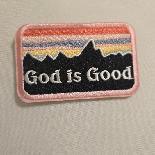 God is Good Iron-On PATCH - Texas Transfers and Designs