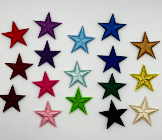 Colorful Stars 1" PATCH - Texas Transfers and Designs