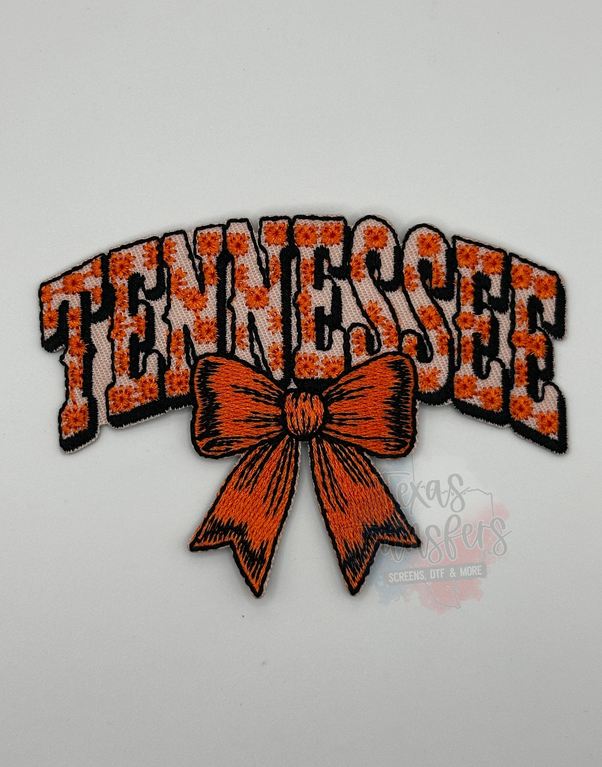 Tennessee Bow Iron-On PATCH - Texas Transfers and Designs
