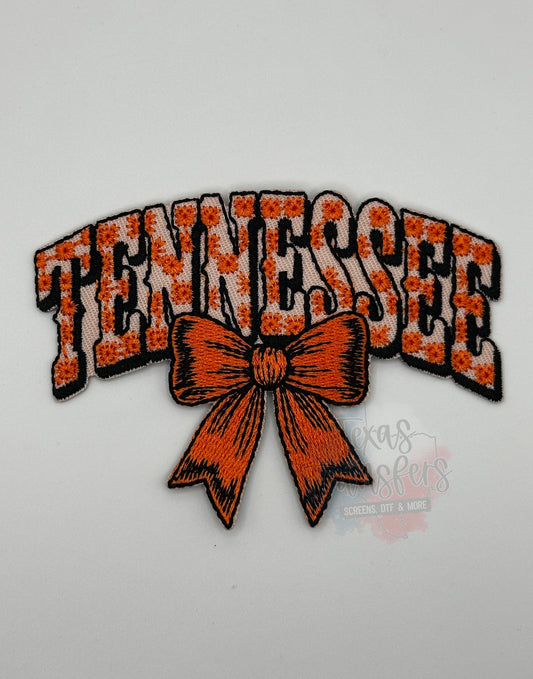 Tennessee Bow Iron-On PATCH - Texas Transfers and Designs