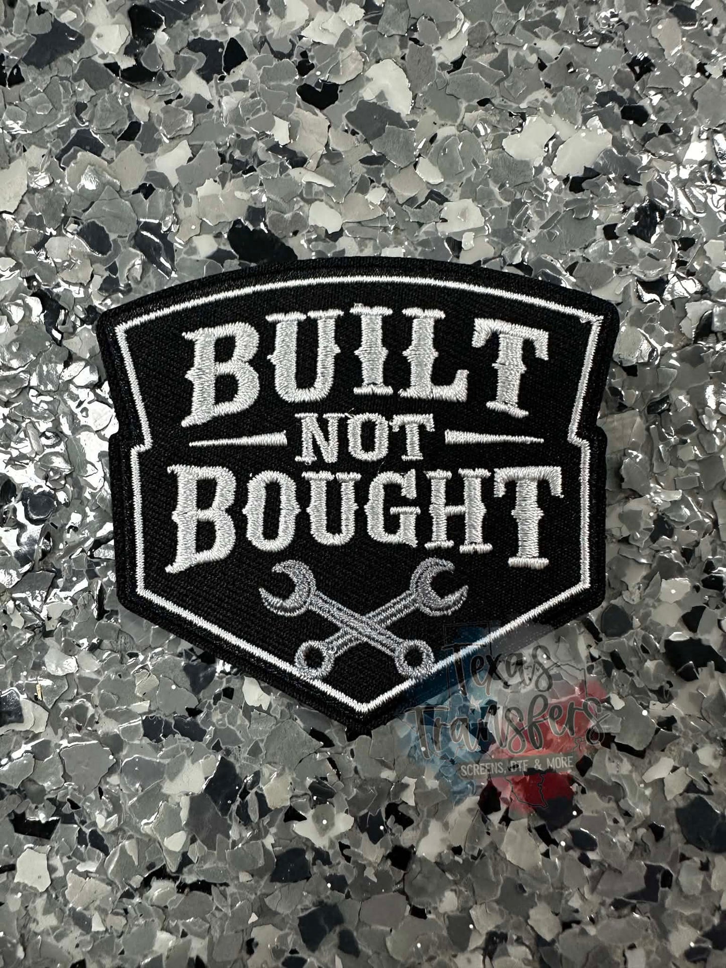 Built Not Bought Iron-On Patch
