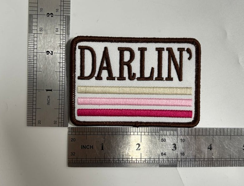 Darlin' Iron-On PATCH - Texas Transfers and Designs