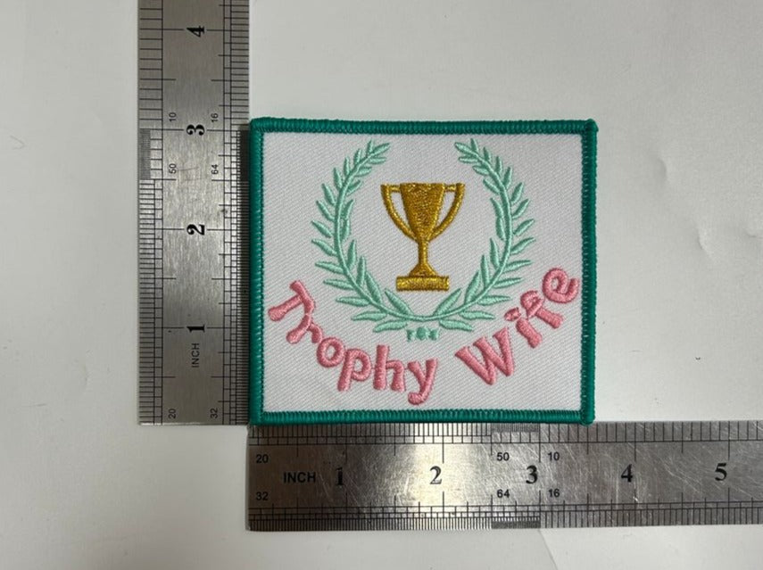 Trophy Wife Iron-On PATCH