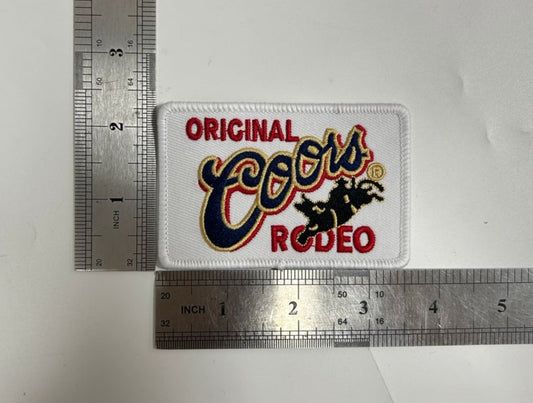 Coors Original Rectangle Iron-On PATCH - Texas Transfers and Designs