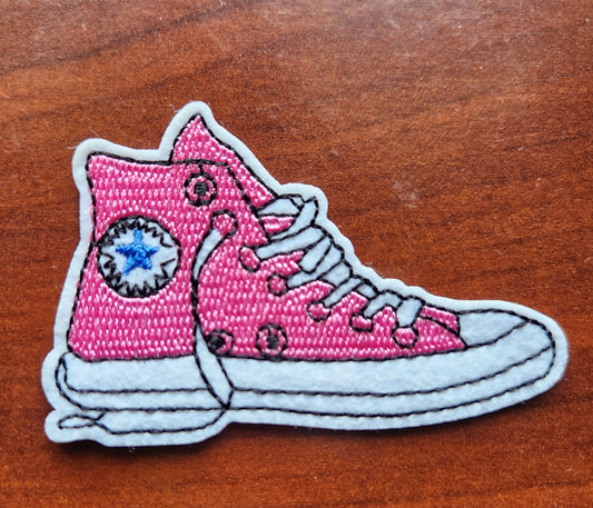 Pink Sneakers Iron-On PATCH
