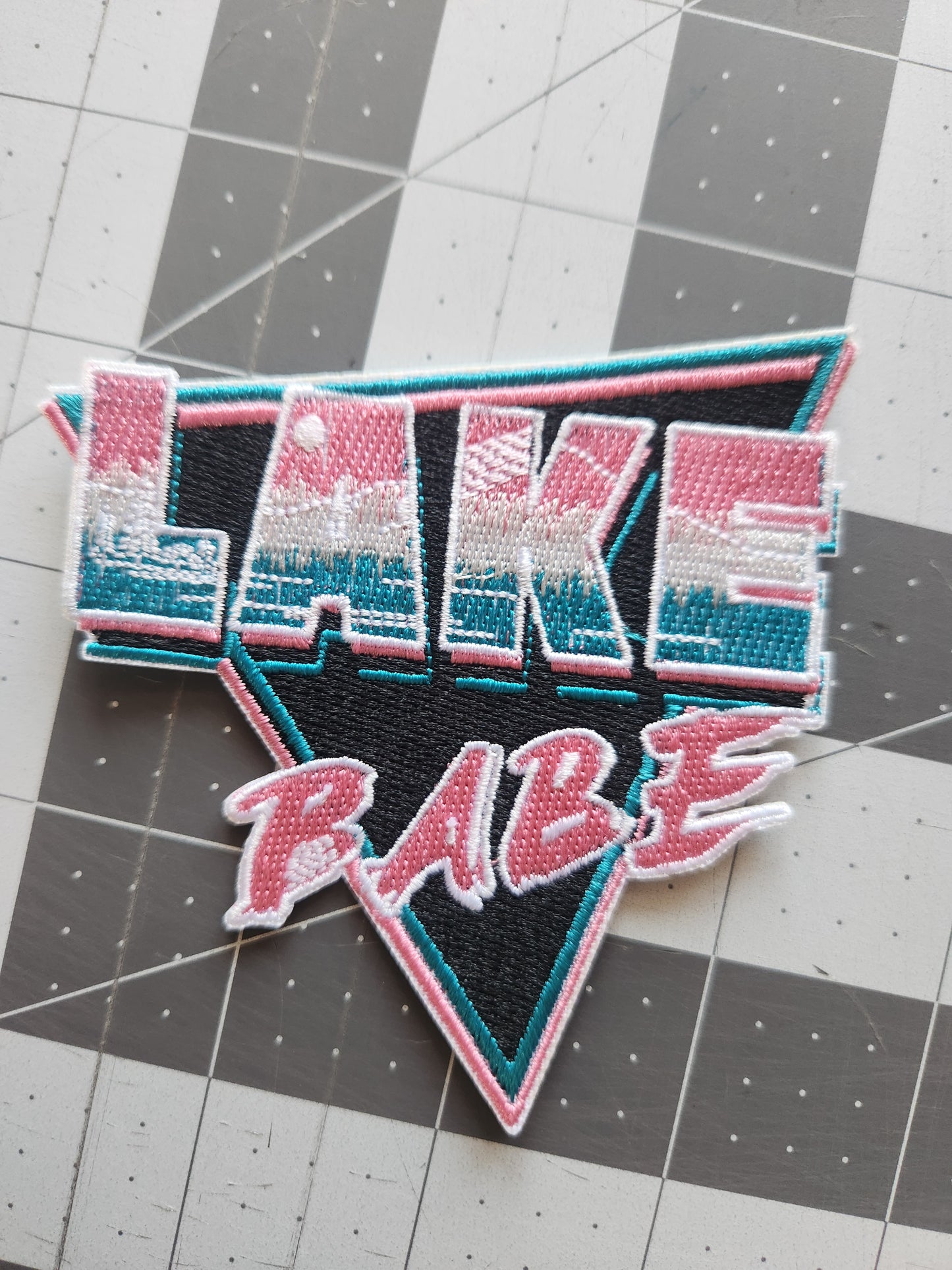 Lake Babe Retro Iron-On PATCH