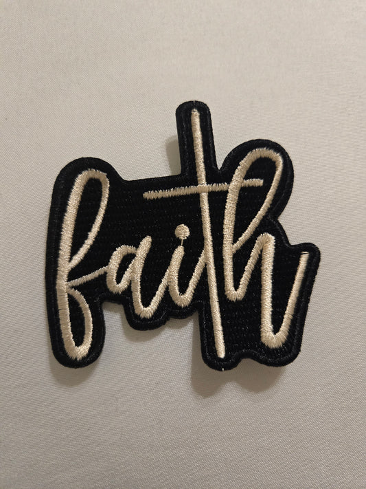 Faith Iron-On PATCH - Texas Transfers and Designs