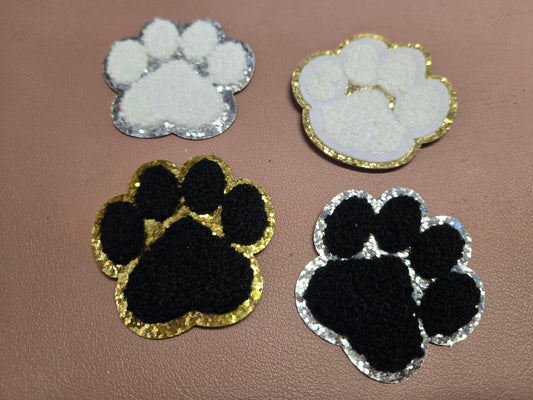 Paw Print Iron-On Patch (Multiple Options) - Texas Transfers and Designs