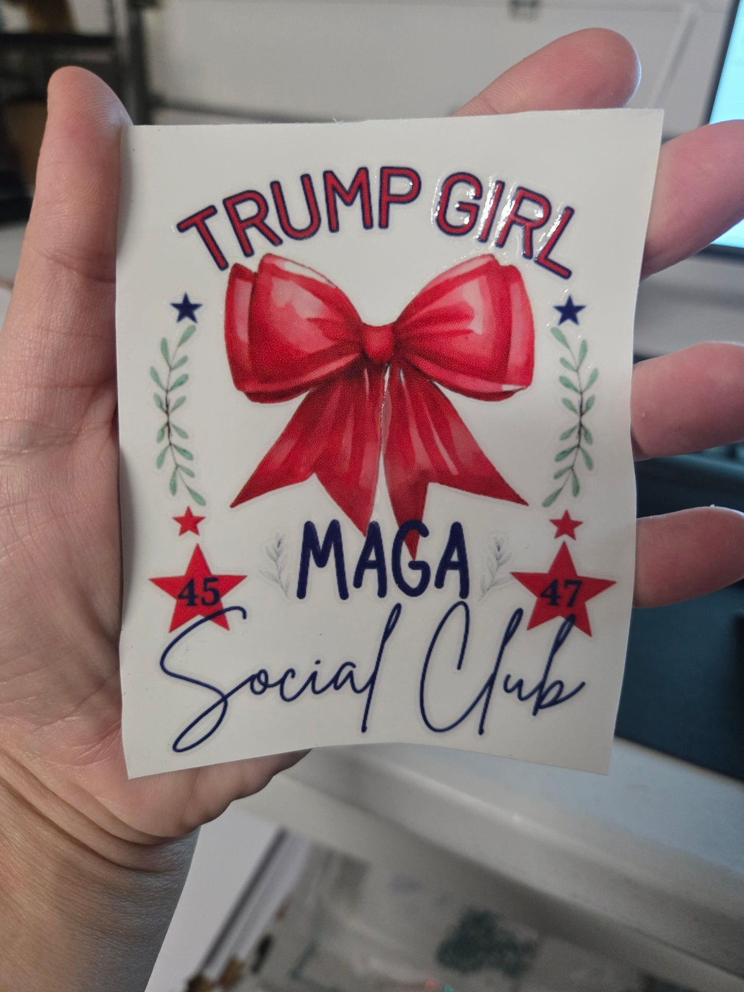 MAGA Social Club UV DTF - Texas Transfers and Designs