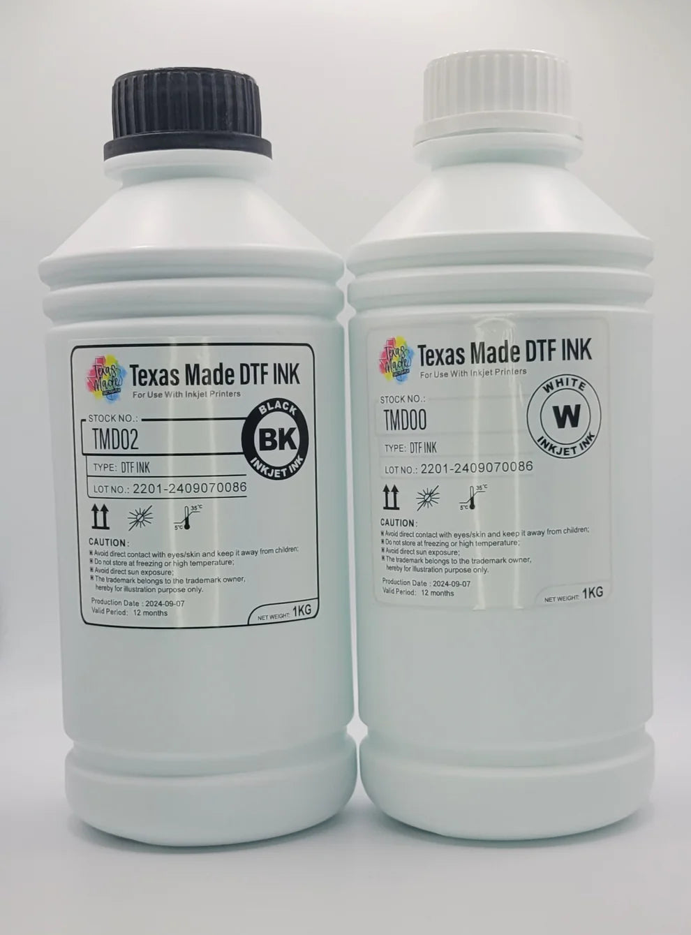 Texas Ink DTF Premium Ink 1L/1000mL Bottles - Texas Transfers and Designs