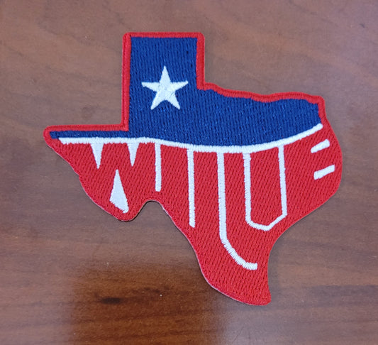 Willie Texas Iron-On PATCH *DISCONTINUED* - Texas Transfers and Designs
