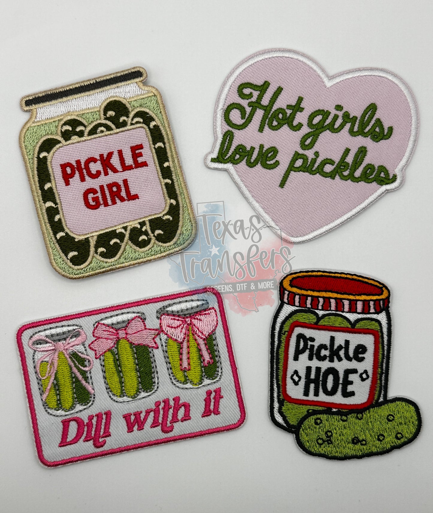 Pickle Hoe Iron-On Patch - Texas Transfers and Designs