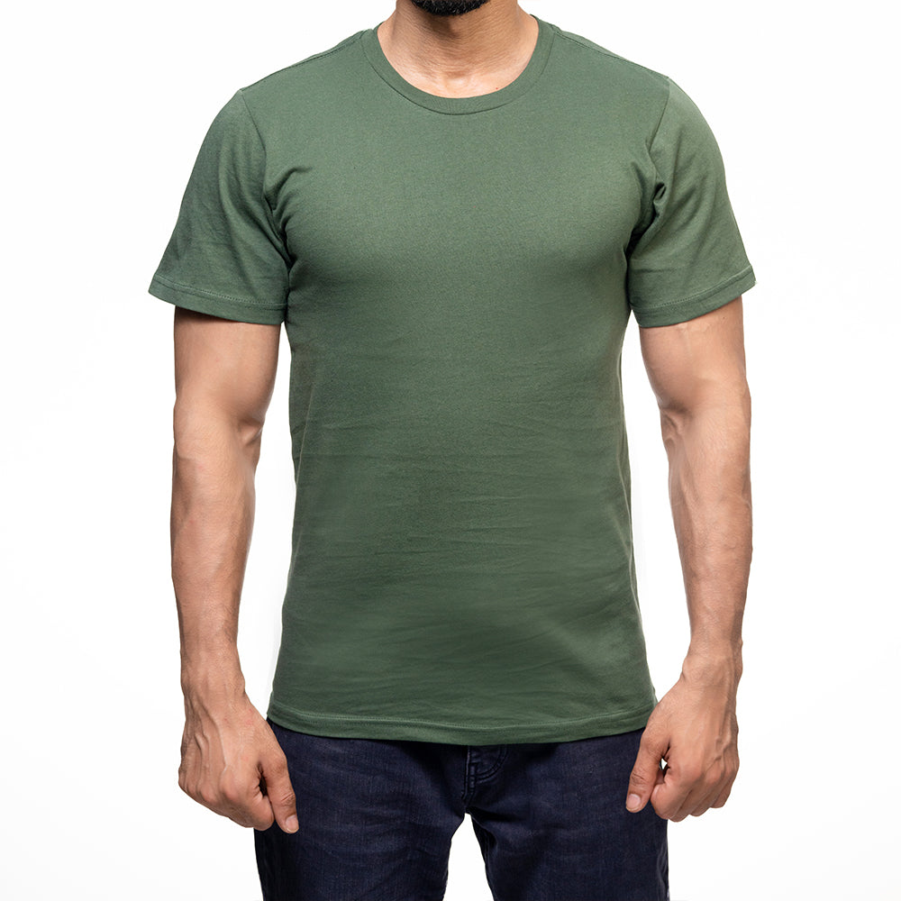 Forest Green Blank T-Shirt