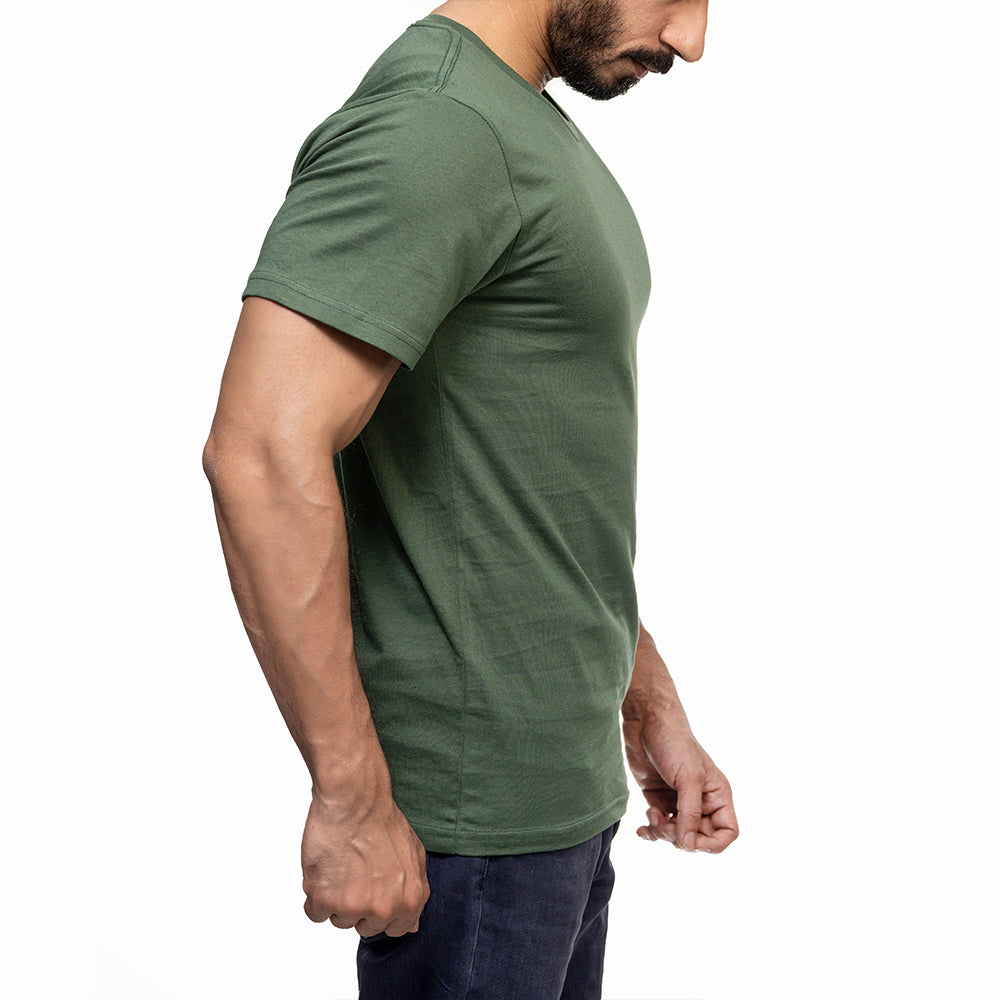 Forest Green Blank T-Shirt