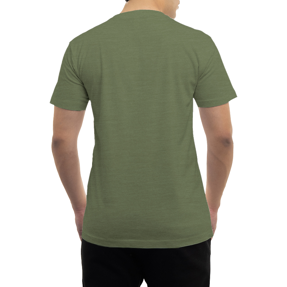 Heather Military Green Blank T-Shirt - Texas Transfers and Designs