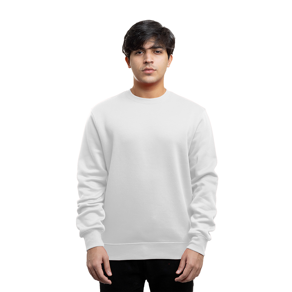 White Crewneck Sweatshirt - Texas Transfers and Designs