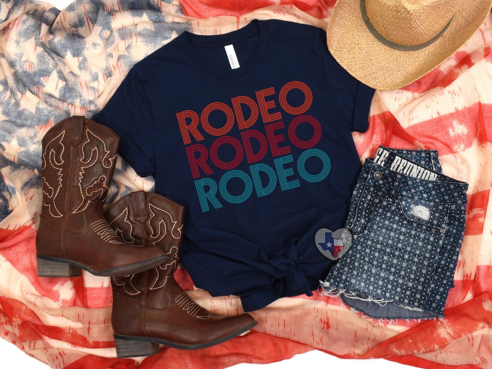 Modern Rodeo Design Rodeo Rodeo Rodeo DTF | Texas Transfers and Designs