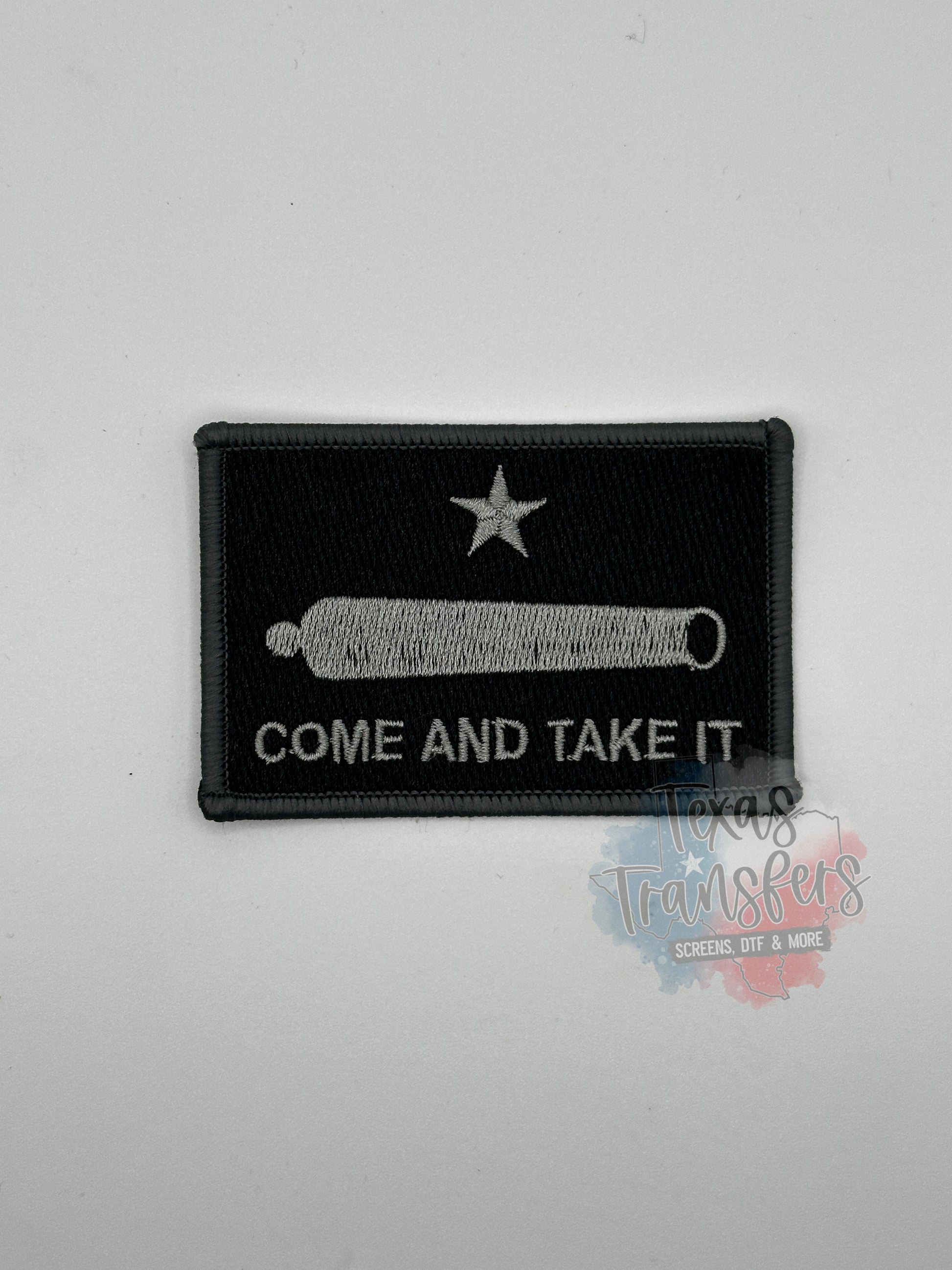 Come And Take It Iron-On PATCH - Texas Transfers and Designs