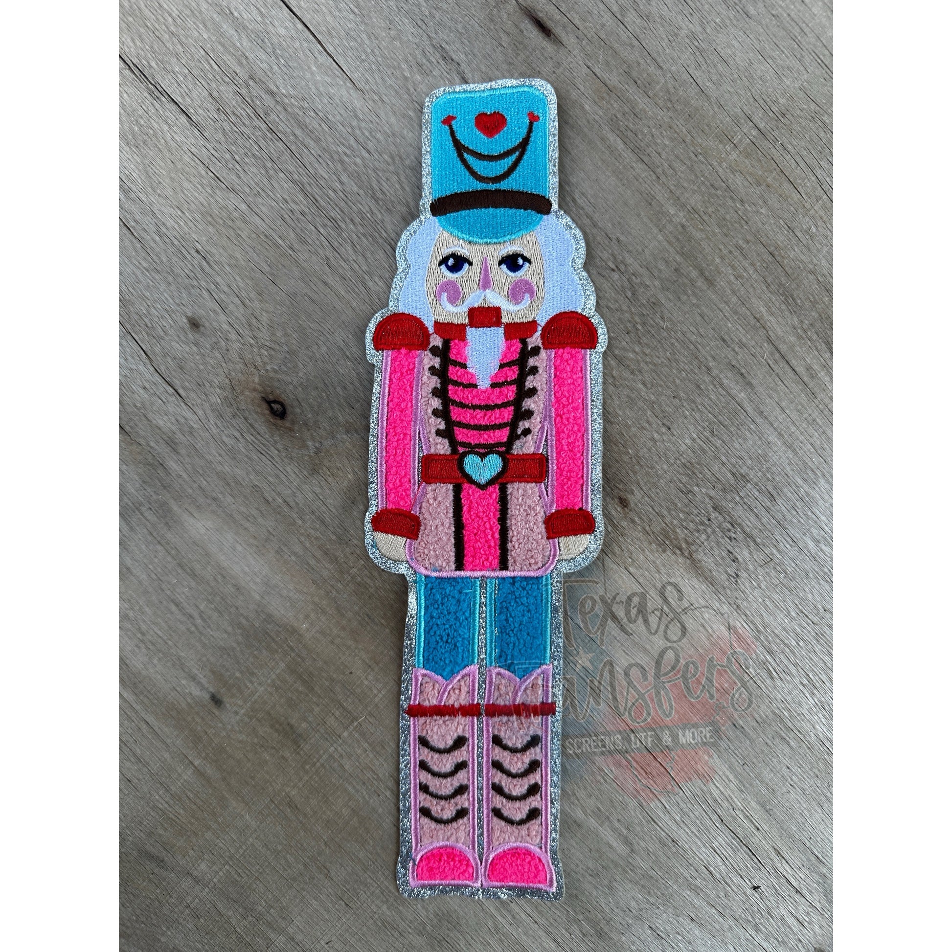 Nutcracker Chenille XL Iron-On Patch (Multiple Options) - Texas Transfers and Designs