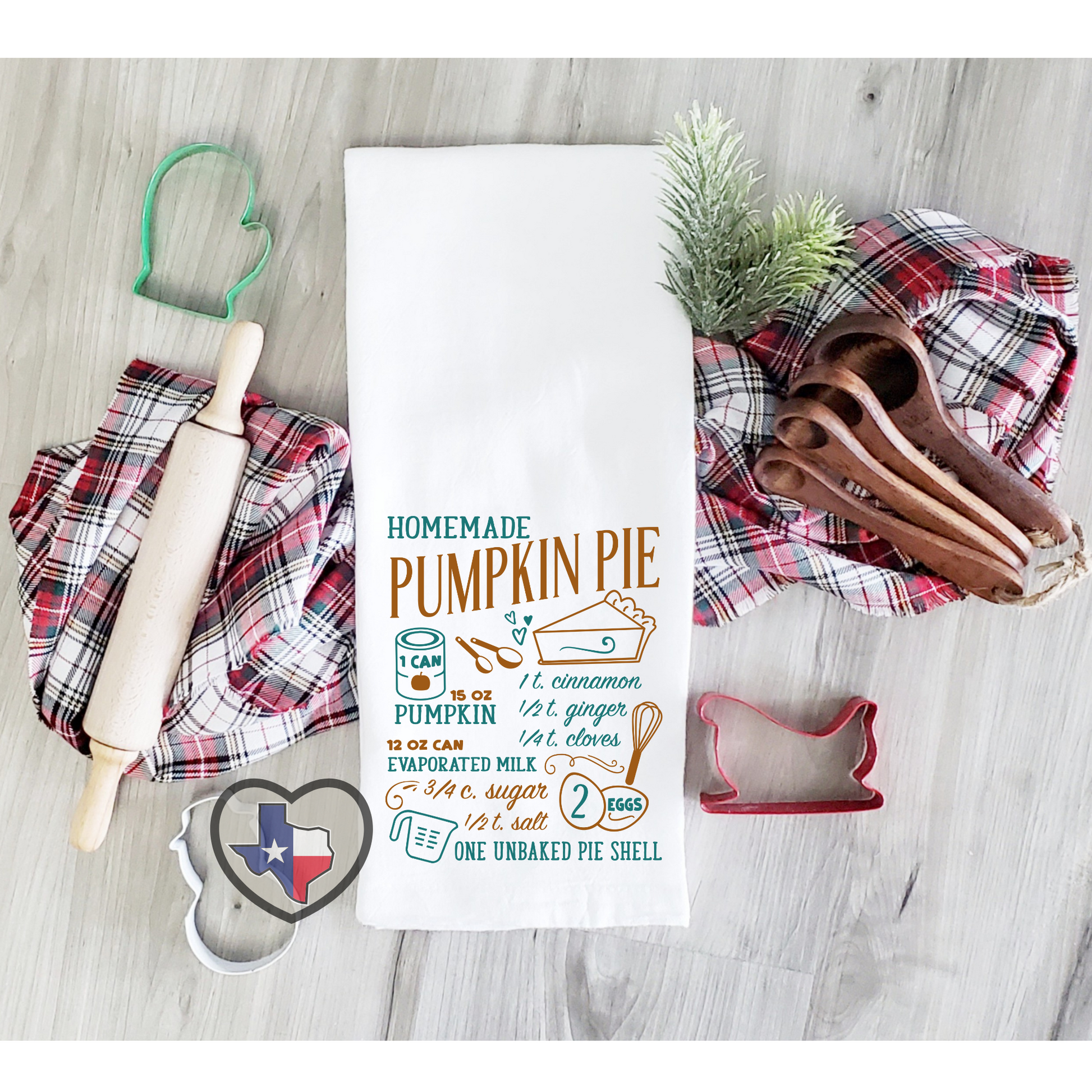 Pumpkin Pie/Pecan Pie 2pk DTF - Texas Transfers and Designs