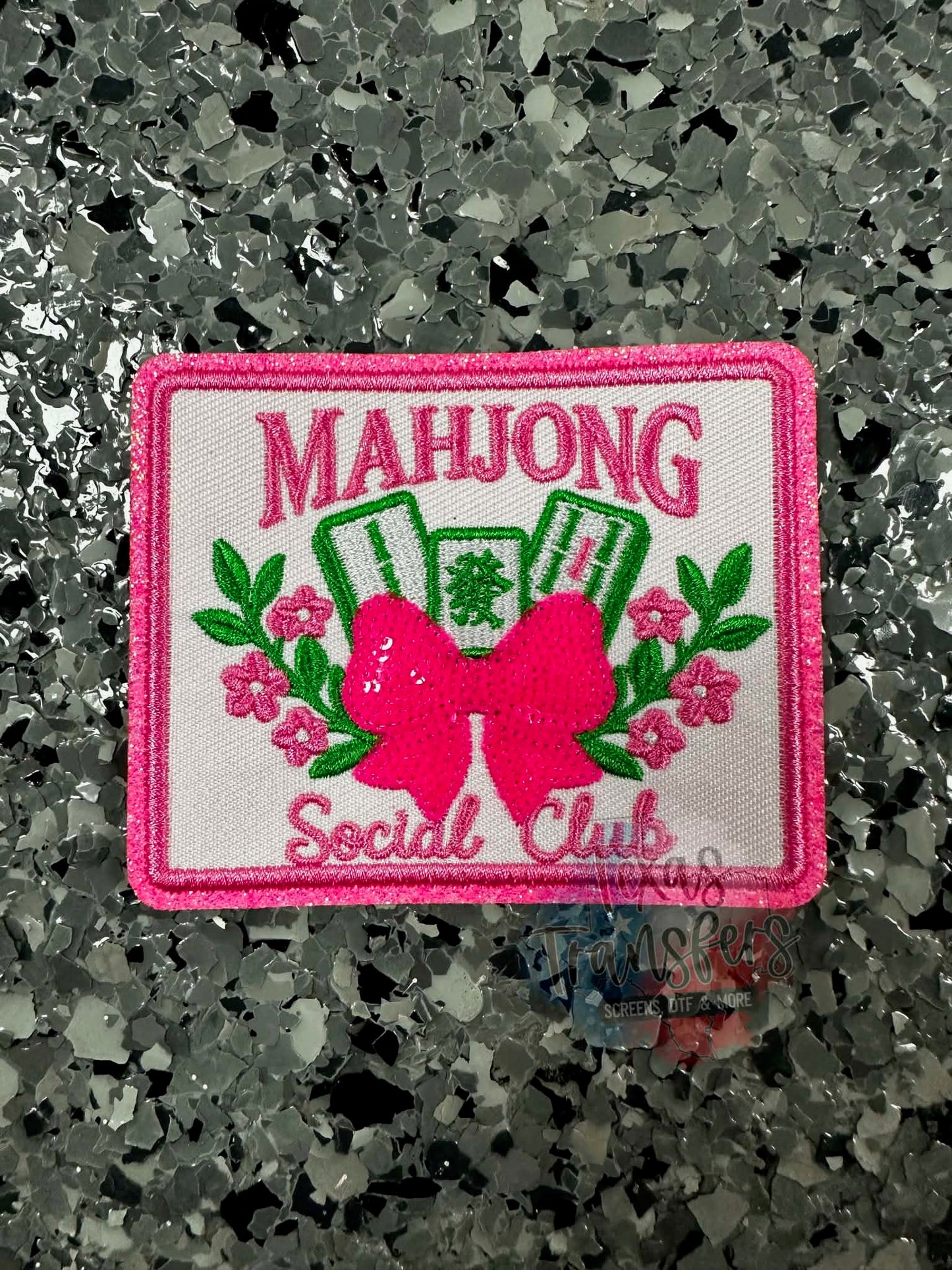 Mahjong Social Club Iron-On Patch