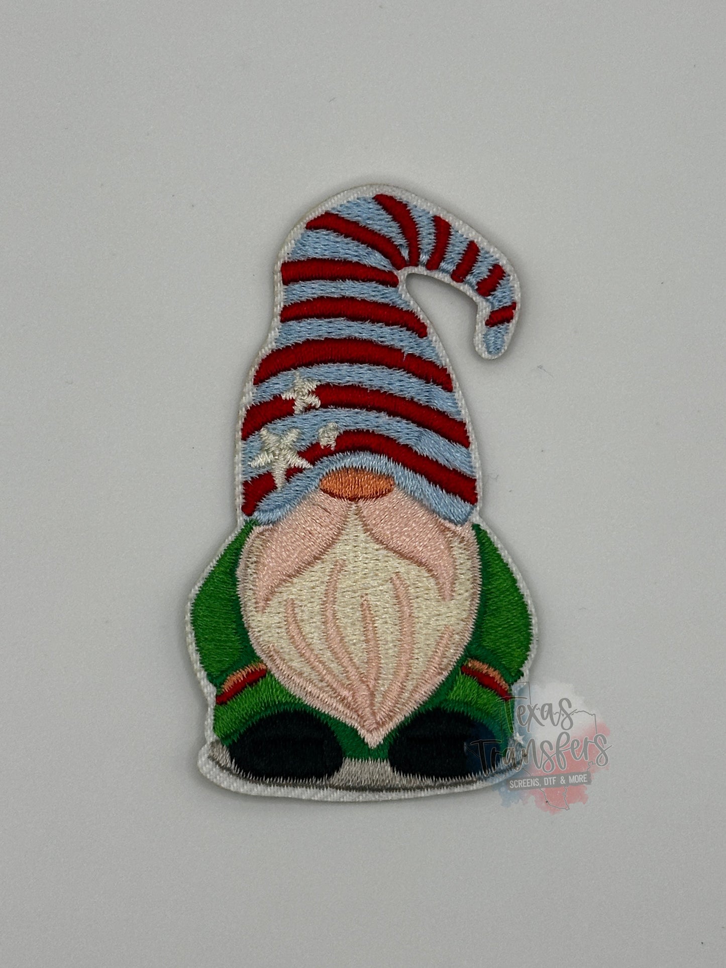 Christmas Gnome Iron-On PATCH (Multiple Options) - Texas Transfers and Designs